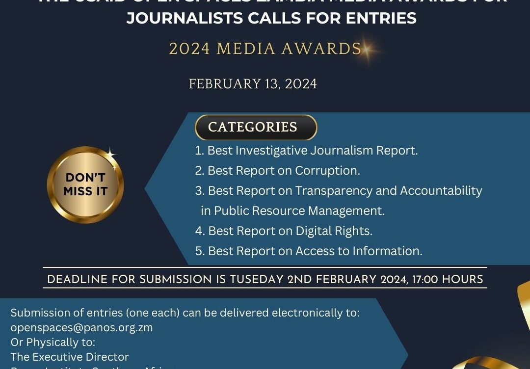 Call for Entries – Open Spaces Zambia World Radio Day Media Awards